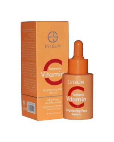 ESTELIN TURMERIC VITAMIN C BRIGHTENING FACE SERUM 30ML