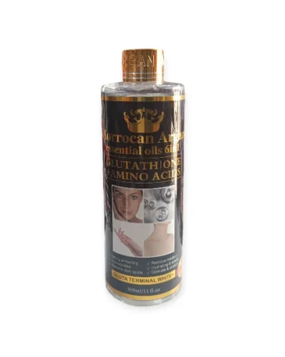 MOROCCAN ARGAN ESSENTIAL OILS 300ML - GLUTATHIONE + AMINO ACIDS