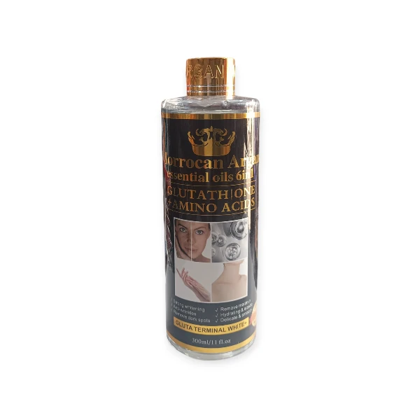 MOROCCAN ARGAN ESSENTIAL OILS 300ML - GLUTATHIONE + AMINO ACIDS
