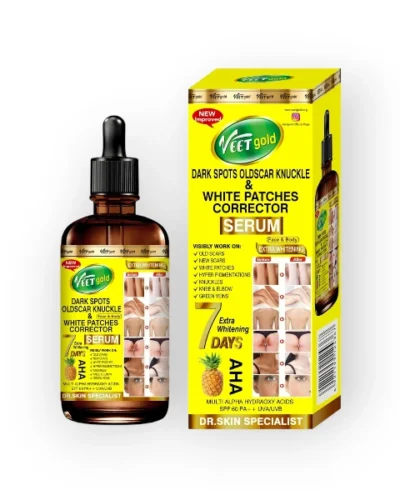 VEETGOLD DARK SPOTS OLD SCAR KNUCKLES AND WHITE PATCHES SERUM 100ML