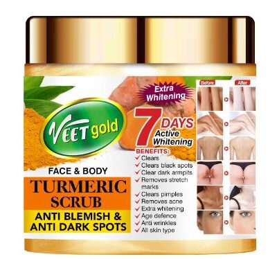VEETGOLD TURMERIC SCRUB 450G
