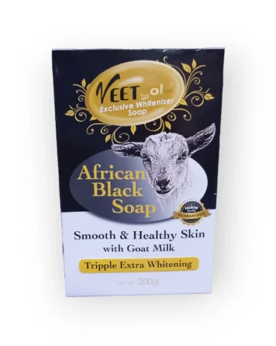 VEETGOLD AFRICAN BLACK SOAP 200G