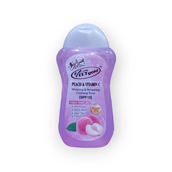 VEETGOLD PEACH & VITAMIN C CLEANSING TONER 300ML