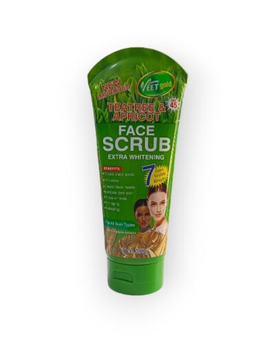 VEETGOLD TEA TREE AND APRICOT FACE SCRUB