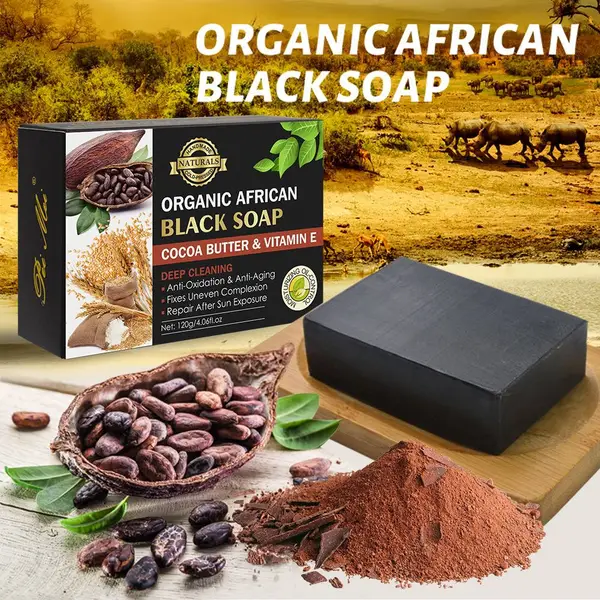 PEI MEI ORGANIC BLACK SOAP 120G