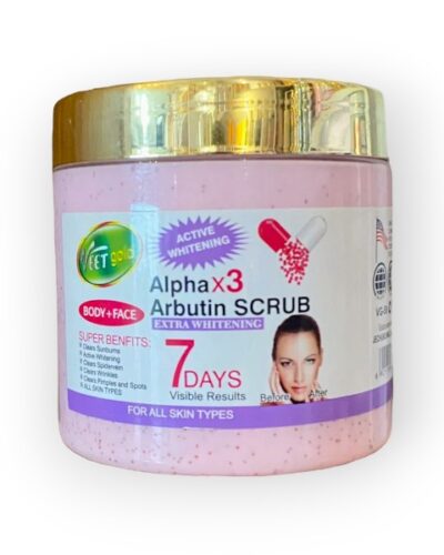 VEETGOLD ALPHA ARBUTIN X3 WHITENING SCRUB
