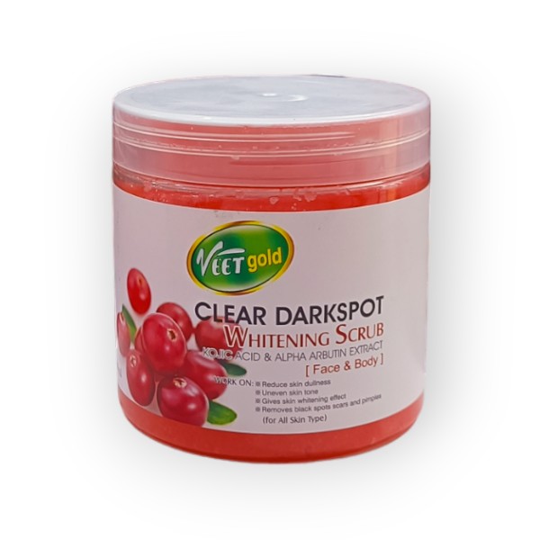 VEETGOLD CLEAR DARK SPOT WHITENING SCRUB