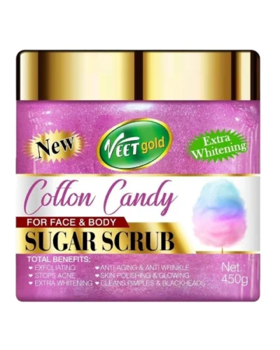 VEETGOLD COTTON CANDY SUGAR SCRUB