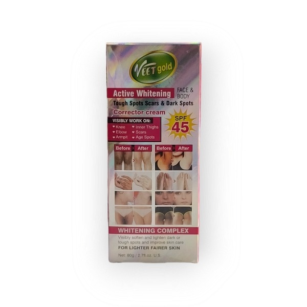 VEETGOLD TOUGH SPOTS SCARS AND DARK SPOTS CREAM 80G