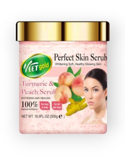 VEETGOLD PERFECT SKIN TUMERIC AND PEACH SCRUB